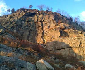 Climbing Harriman State Park: The colorful, challenging face of Powerlinez, in the Torne Valley area of Harriman State Park, is now open to technical climbers.