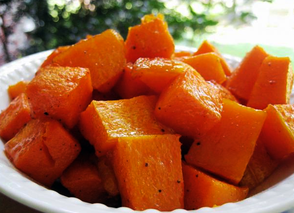 Butternut squash gravy is made with carmelized butternut squash, like the ones found growing wild in Harriman State Park, NY