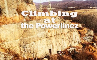 Climbing at the Powerlinez