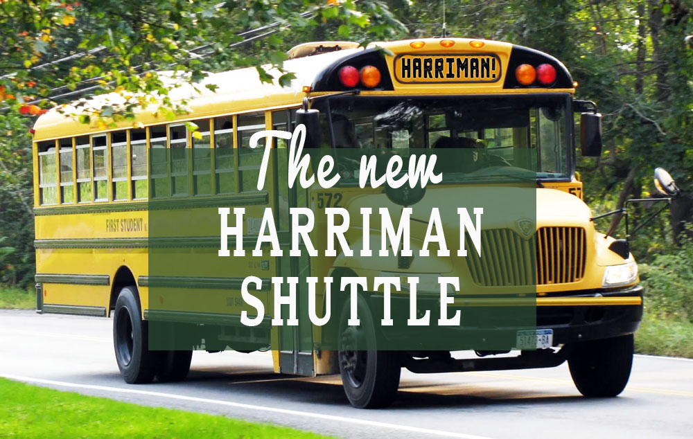 Ride the Harriman Shuttle